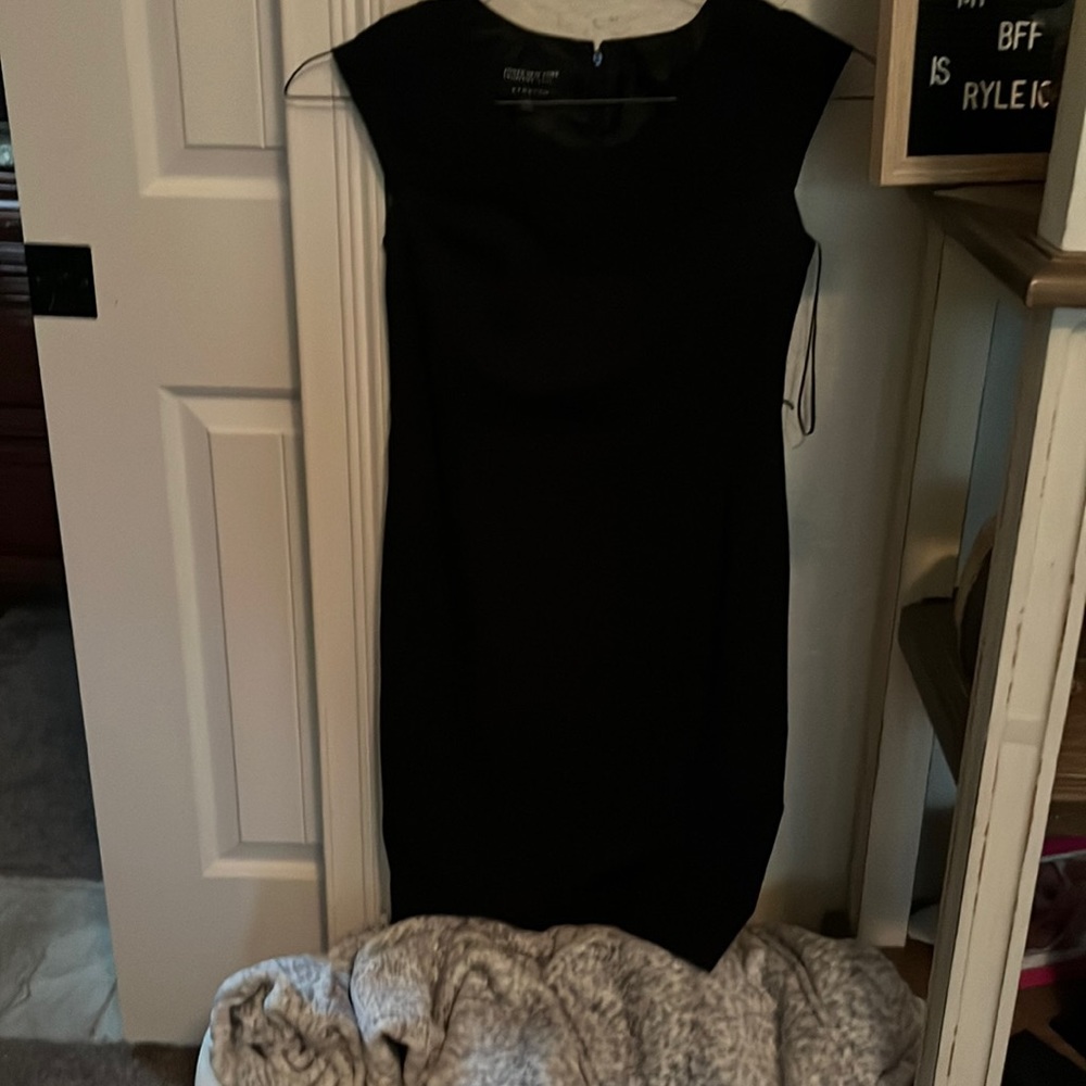 Black cocktail dress
